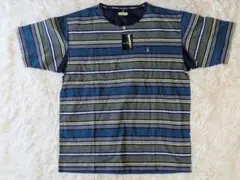タグ付 Mサイズ Munsingwear ボーダー Tシャツ ヘンリーネックのサムネイル