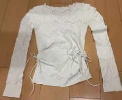 薄い水色　ノーソーイングバレエトップス