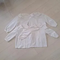 長袖丸襟シャツ4点セット