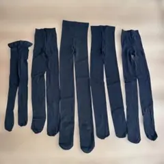 ブラック タイツ ストッキング　M-L 5点セット