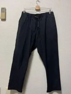 ホワイトマウンテニアリング×グラミチ　テックウーリーテーパードパンツ　/2　黒のサムネイル