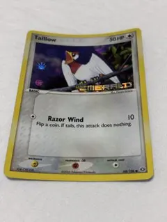 ポケモンカード ツバメ（Taillow）レア　EX EMERALD
