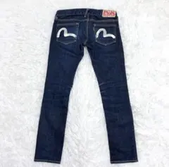 EVISU エヴィス DONNA カモメ ピンクタグ ローライズ W27のサムネイル