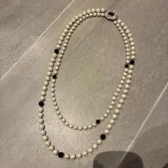 Y*A様 パールネックレス　2連　ロングネックレス