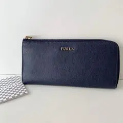 【FURLA】フルラ　長財布　ロングウォレット　ネイビー　紺