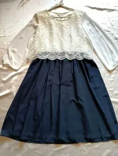 フォーマルワンピース　レース　15号　セレモニー　入学式　卒業式　結婚式