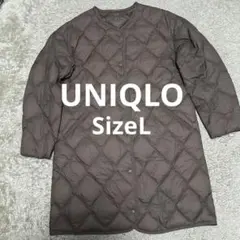 ユニクロ ウルトラライトダウン リラックスコート キルティング レディース L