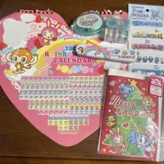 ナルミヤインターナショナル　シール、文房具セット　平成レトロ　当時物　ぷっくり