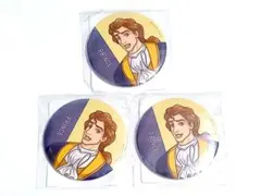 セガラッキーくじ ディズニー 野獣 アダム 缶バッジ セット