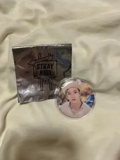 【straykids】スキズ　バンチャン 缶バッジ　JYPポップアップ