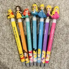 ディズニープリンセス ボールペン 8本セット