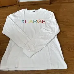 X-LARGE ホワイト 長袖カットソー L