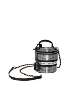HLT Jacquard Mini Vanity Bag silver