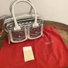 BALLY バリー　クリアミニボストンバッグのサムネイル