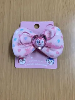 福岡限定 アンパンマンミュージアムドキンちゃん ハートリボンヘアゴム