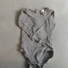 GRAY LABEL ストライプロンパース 9-12ヶ月