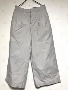 新品未使用 MARGARET HOWELL スラックス ベージュ ワイドパンツ - メルカリ