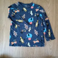 H&M　動物柄 長袖Tシャツ 100cmのサムネイル