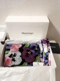 【新品セット】シェニール織りポーチ 花柄