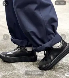 Java RETRO LITE（レトロライト)　超軽量厚底スニーカー ブラック