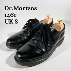 Dr.Martens ドクターマーチン〈1461〉３ホール（UK８）革靴　黒