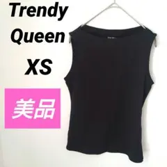 ✨美品✨Trendy Queen【XS】ブラック ノースリーブ シンプル　小さめ