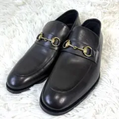 【未使用品級】GUCCI グッチ　ホースビット　ローファー ビジネスシューズ