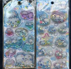 ぷくぷくあわわちゃん　ウォーターシール　スパンコールパーティー