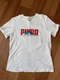 PUMA プーマ 半袖　Tシャツ ホワイト Vネック