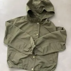 GU フード付きオリーブジャケット 150cm