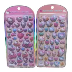 早い者勝ち❣️ [正規品] コットンパフィーシール　ハローキティー　2枚セット