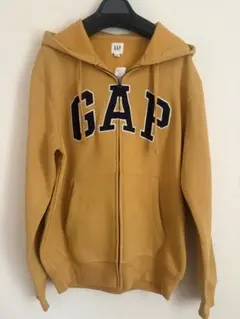 リラックスGAPロゴジップアップパーカー ハニー