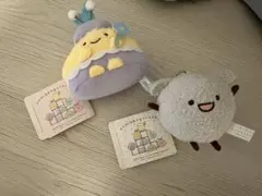すみっコぐらし みにっコとあそぼ なかよしマスコットキーチェーン ほこり＆あじ