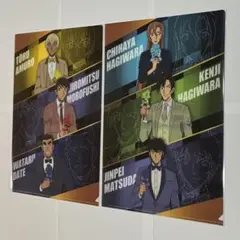 コナン 30周年記念展 ステッカー ファイル 安室 諸伏 松田 萩原 千速 警察
