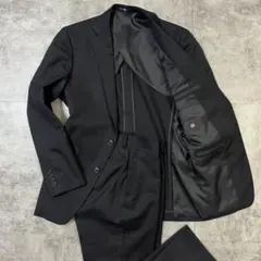 【美品】スーツセレクト　Y5　ネイビー　濃紺　スーツ　セットアップ