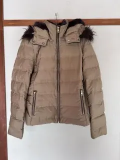 ZARA フード付きダウンジャケット