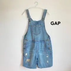 GAP デニムショートオーバーオールのサムネイル