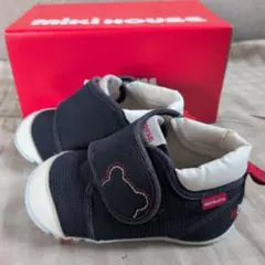 miki HOUSE ベビーシューズ ネイビー 13cm