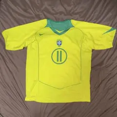 ブラジル代表　2004ホーム　No.11 ロナウジーニョ　ロビーニョ　Lサイズ
