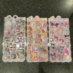 キャラクターシール3枚セット　おしりしーる