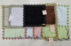 近沢タオルハンカチ　茶道、ワイン、ウニ、キウイ等の激レア完売品10枚セット！