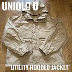 UNIQLO U utility hooded jacket brown XL