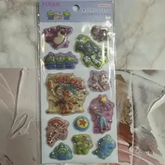 ポップデコパーティー　わたあめカプセルシール　トイ・ストーリー　(おまけ付)