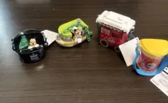 ディズニー ミッキーマウス ミニスナックケース 4個セット まとめ売り