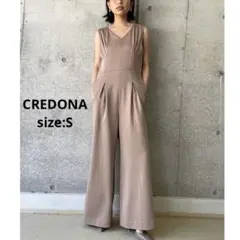 CREDONA タックデザインコンビネゾン S クレドナ オールインワン