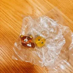 リラックマ クリアマスコットチャーム めじるしアクセサリー