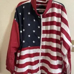 ACTIVE HORIZON アメリカ国旗 ナイロンジャケット