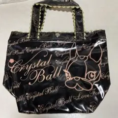Crystal Ball トートバッグ　ミニトートバッグ　黒のサムネイル