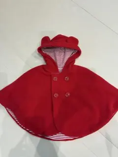 【美品】赤ポンチョ ベビー