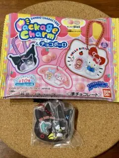 未開封！サンリオキャラクターズ　パッケージチャーム　バツ丸くん